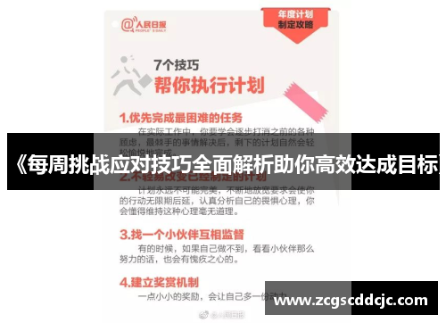 《每周挑战应对技巧全面解析助你高效达成目标》